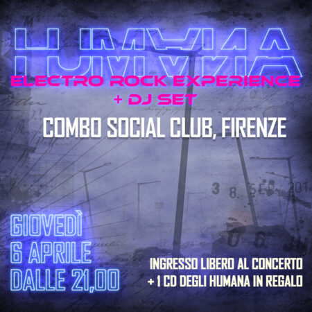 HUMANA: riparte il tour Electro Rock Experience