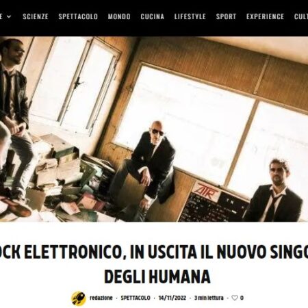 ROCK ELETTRONICO, IN USCITA IL NUOVO SINGOLO DEGLI HUMANA